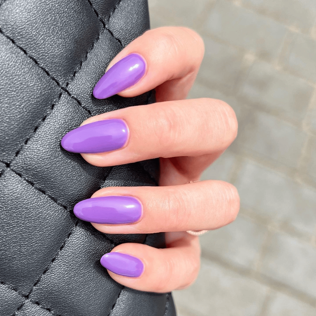 Premium Photo | Beautiful shimmer stains of liquid nail polish colored in  trendy violet color of flat
